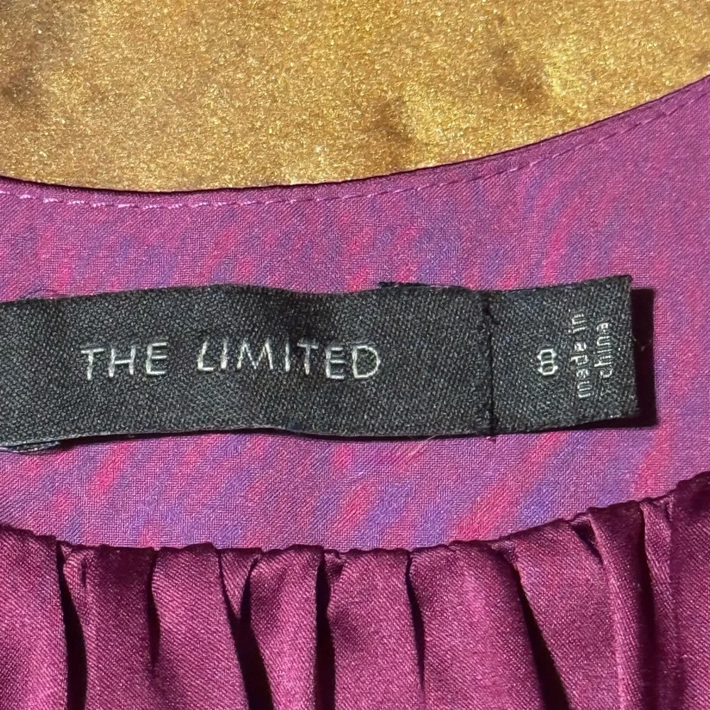 The Limited‎ Satin Burgundy Dress